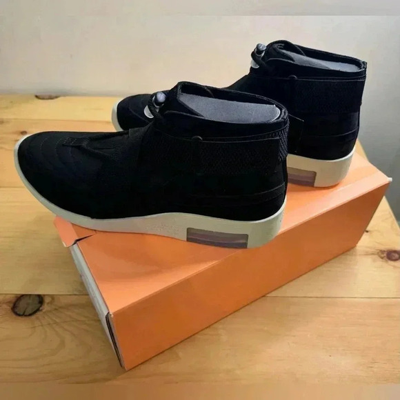 New In Box Nike Fear Of God Raid Luxury Streetwear Baske Sneakers size 12 - Picture 2 of 9